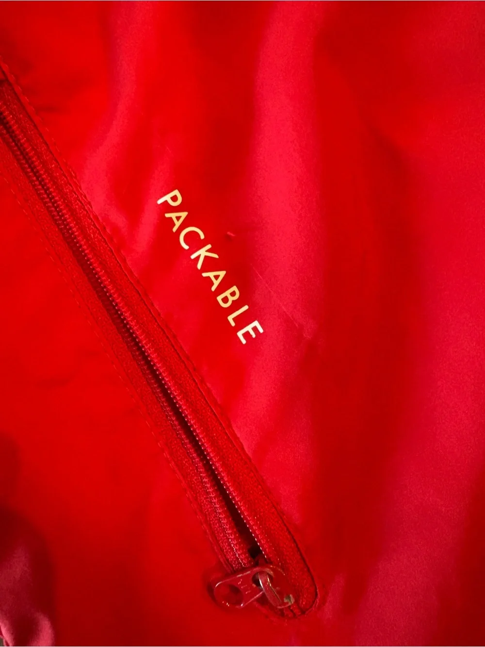 Nike Red and Black Hooded Kids XL Windbreaker Jacket